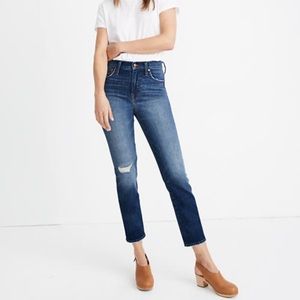 Madewell perfect vintage jean distressed